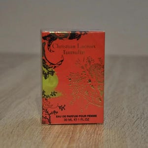Christian Lacroix TUMULTE Eau de Parfum 30ml, Vintage, Discontinued, Very Rare, New in Box, Sealed