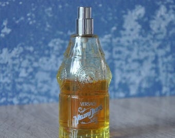 Versace YELLOW JEANS EDT 75ml, Discontinued, Very Rare, Used (See photos with actual perfume level)