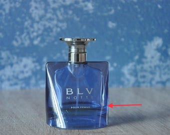 BVLGARI BLV NOTTE Pour Femme Eau de Parfum 75ml, Vintage, Discontinued, Very Rare, Used (See photos with actual perfume level)