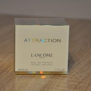 LANCOME Attraction Eau de Parfum 50ml, Vintage, Discontinued, Very Rare, New in Box, Sealed