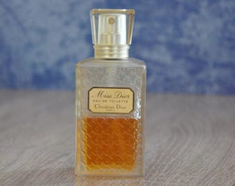 Christian Dior Miss Dior Eau de Toilette 100ml, Vintage, Very Rare, Used (See photos with actual perfume level)