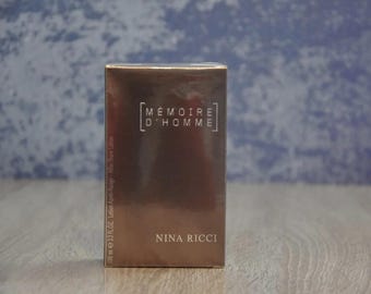 Nina Ricci MEMOIRE D’ HOMME After Shave Lotion 100ml, Vintage, Discontinued, Very Rare, New in Box, Sealed