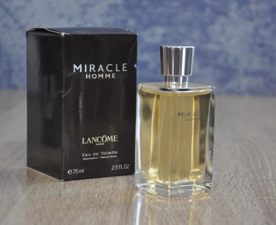 LANCOME MIRACLE HOMME Eau De Toilette 75ml, Discontinued, Very