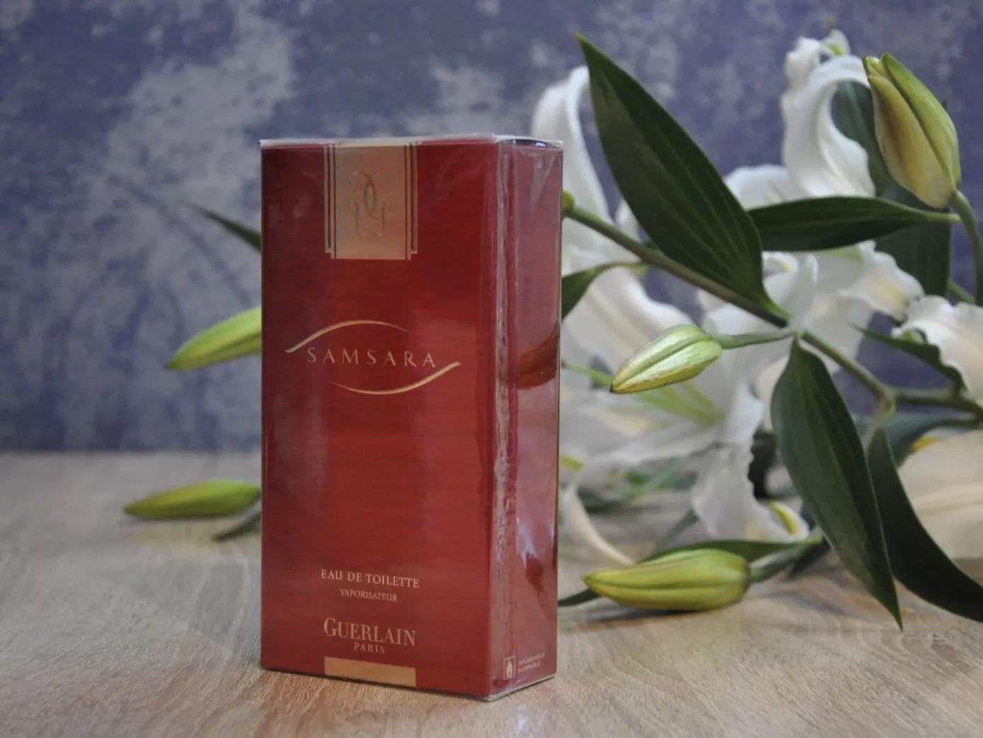 Guerlain SAMSARA Eau De Toilette 100ml, Vintage (red Bottle), Very