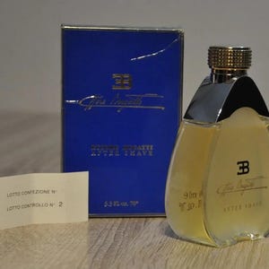 Diana De Silva  ETTORE BUGATTI After Shave Lotion 100ml, Vintage, Discontinued, Very Rare, New in Box