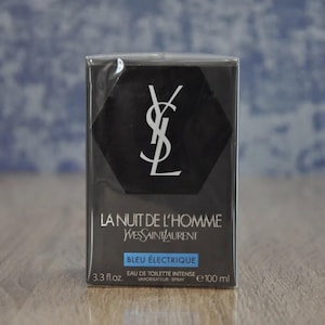 Yves Saint Laurent La Nuit de L’Homme BLEU ELECTRIQUE Eau de Toilette 100ml, Discontinued, Very Rare, New