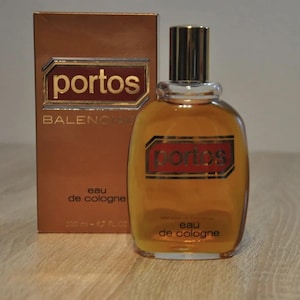 Balenciaga PORTOS Eau de Cologne 200ml, Vintage, Discontinued, Very Rare, New in Box