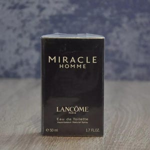 LANCOME MIRACLE HOMME Eau de Toilette 50ml, Discontinued, Very Rare, New