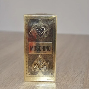 MOSCHINO POUR HOMME Lotion après-rasage 50 ml, vintage, Produit abandonné, très rare, neuf dans sa boîte, scellé