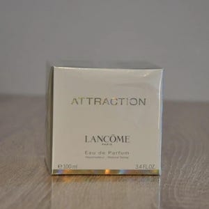 LANCOME Attraction Eau de Parfum 100ml, Vintage, Discontinued, Very Rare, New in Box, Sealed