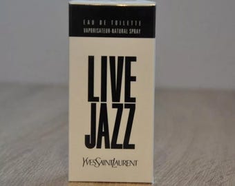 Yves Saint Laurent LIVE JAZZ Eau de Toilette 50ml, Vintage, eingestellt, sehr selten, neu in der Box, versiegelt