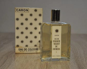 Vintage CARON Muguet du Bonheur Eau de Cologne, Discontinued, New in Box