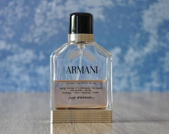 Giorgio Armani EAU D ’ AROMES Eau de Toilette 100ml, Discontinued, Very Rare, Used (See photos with actual perfume level)