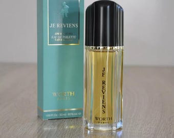 WORTH JE REVIENS eau de toilette 50 ml, vintage, niet meer leverbaar, zeer zeldzaam, nieuw in doos