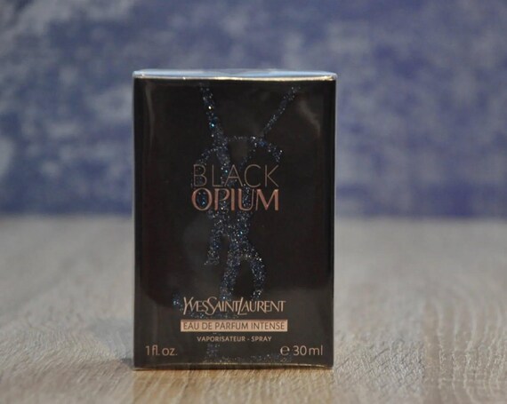 Black OPIUM INTENSE by Yves Saint Laurent EAU de PARFUM SPRAY 1 oz For WOMEN