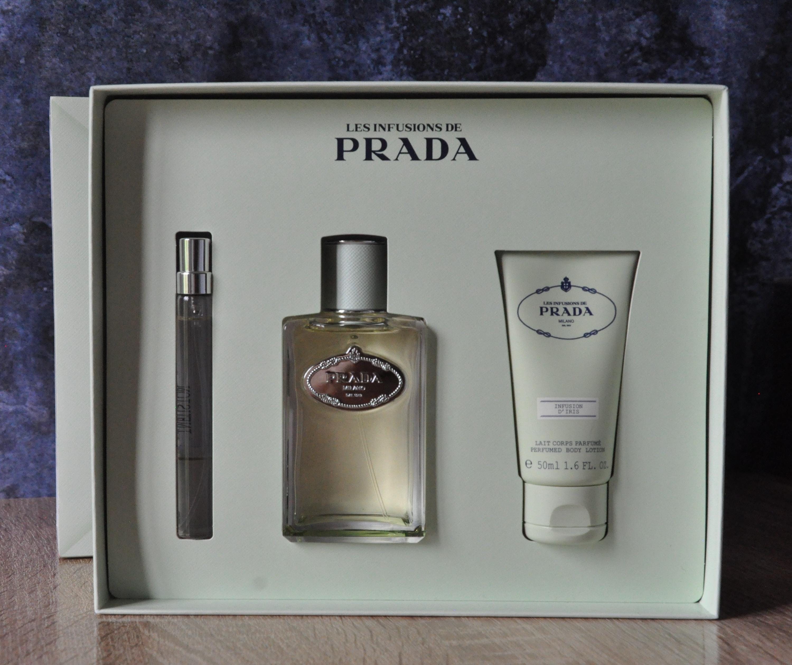 PRADA INFUSION D'IRIS Set Eau De Parfum 100ml, Discontinued, Very