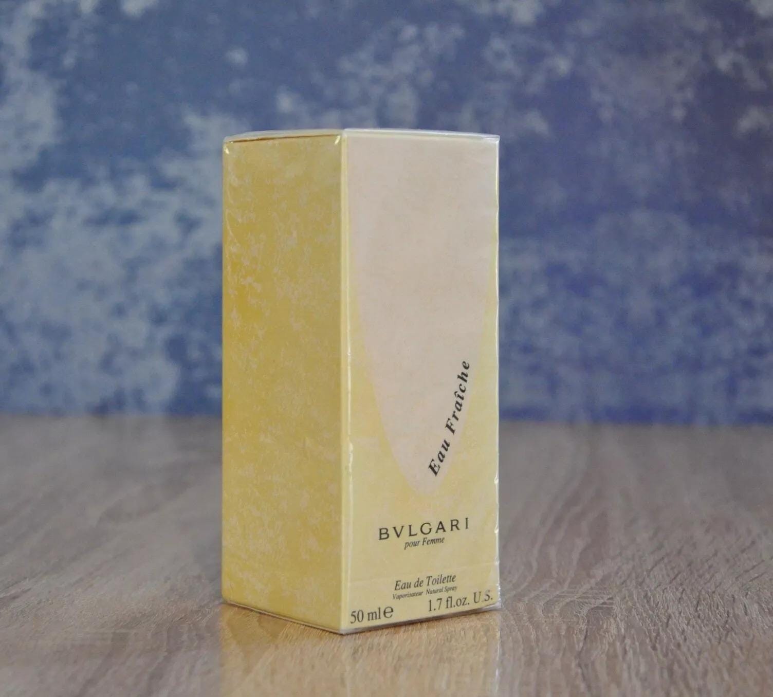 BVLGARI Eau Fraiche Pour Femme Eau De Toilette 50ml, Vintage