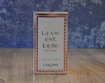 LANCOME La Vie est belle EN ROSE L’eau de Toilette 50ml, Discontinued, Very Rare, New