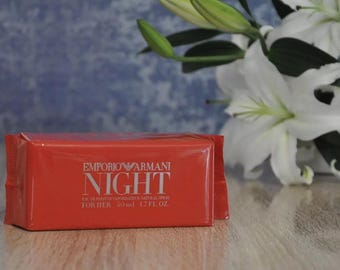 EMPORIO ARMANI NIGHT For Her Eau de Parfum 50ml, Vintage, Discontinued, Very Rare, New in Box, Sealed