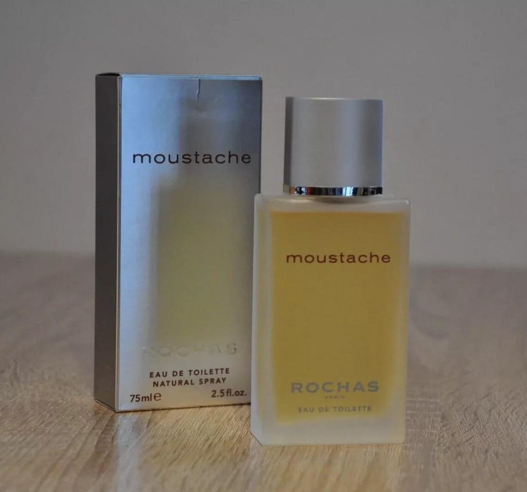 香水(男性用) ROCHAS Moustache 75ml ROCHAS MOUSTACHE オードトワレ 75ml、ヴィンテージ、廃盤、非常に希少