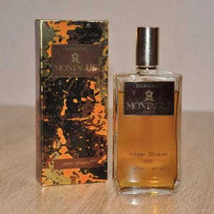 Loción para después del afeitado MONTAGUT MONSIEUR 125 ml, vintage, descatalogada, muy rara, nueva en caja