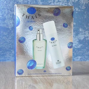 Antonio Puig THAIS DE PUIG Set Eau de Toilette 30ml y Desodorante 100ml, Vintage, Descatalogado, Muy Raro, Nuevo en Caja