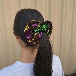 Reversible Sequin Scrunchies- Multiple Color
