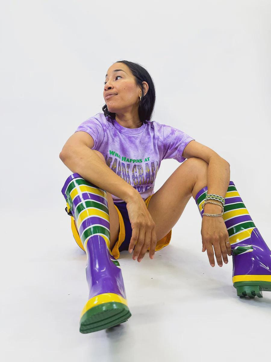 Mardi Gras Unisex Adult Rain Boots - Etsy