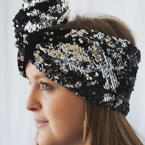 Sequin Turbans- Multiple Colors