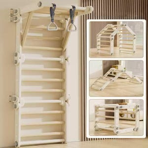 Toddler climbing gym,Swedish Ladder,Climbing wall for kids,Indoor playground,Montessori play gym,Montessori climber,Kids furniture