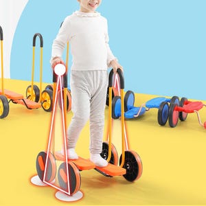 Sprzęt do treningu sensorycznego, samochód na pedały do ćwiczeń równowagi i fitnessu dla dzieci, zabawki do zabawy na świeżym powietrzu dla przedszkolaków