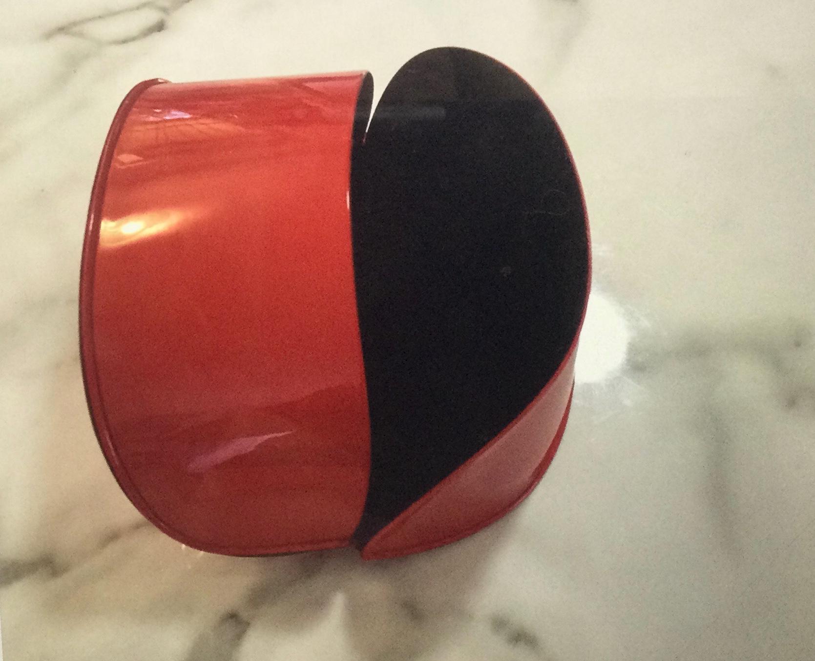 Moschino Shiny Red Sunglasses case Corinne McCormack Sunglass Eyeglass Case | Mercari main image 3