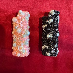 Bedazzled Lighter Case Glitter Rhinestone Bling Accessory Gift for Smokers Custom Sparkly Flame Case Unique Trendy