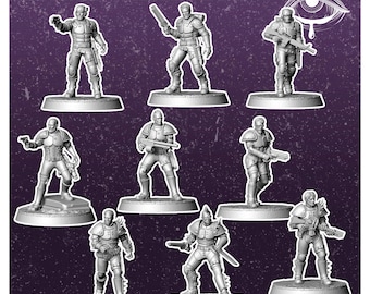 Armored Wastelanders Vermilion miniatures FWW Fallout wasteland warfare