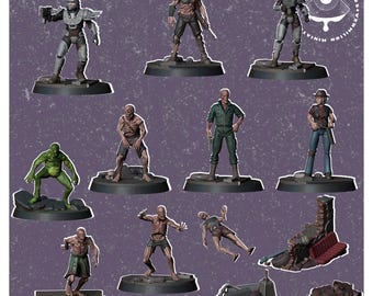 Necropolis Vermilion miniatures FWW Fallout wasteland warfare