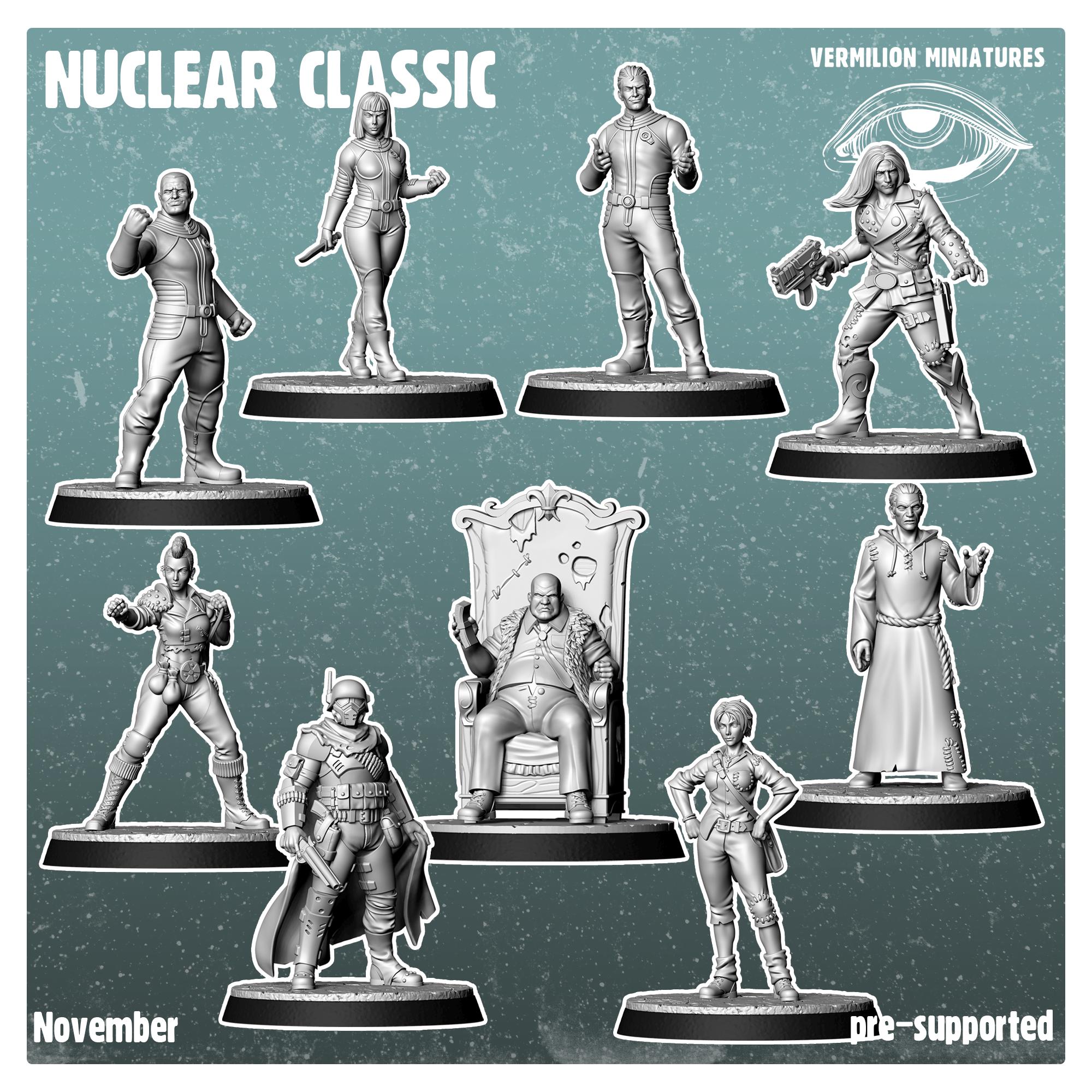 Classic fallout Vermilion miniatures FWW Fallout wasteland warfare