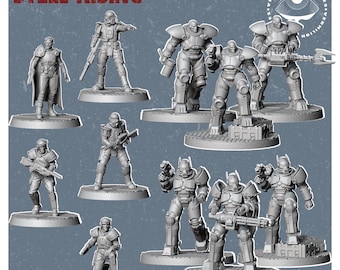 steel rising Vermilion miniatures FWW Fallout wasteland warfare