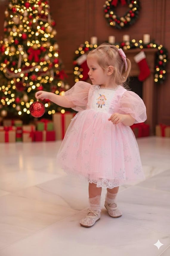 strapless open back dress Nutcracker ballerina girl in pink or blue dress princess art print fas –  Lalana Arts