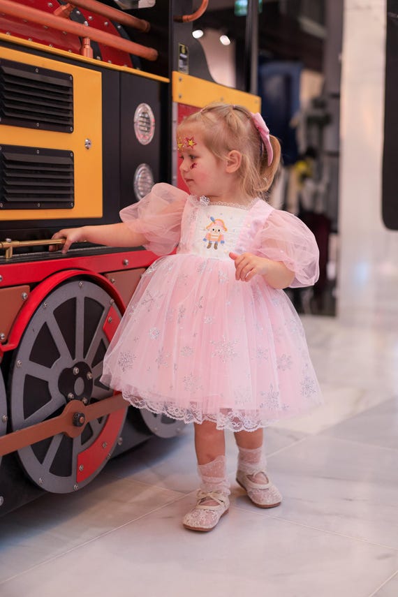 open lace back dress Charlie's Project The Nutcracker Princess Short-Sleeve Hugs Twirl Dress