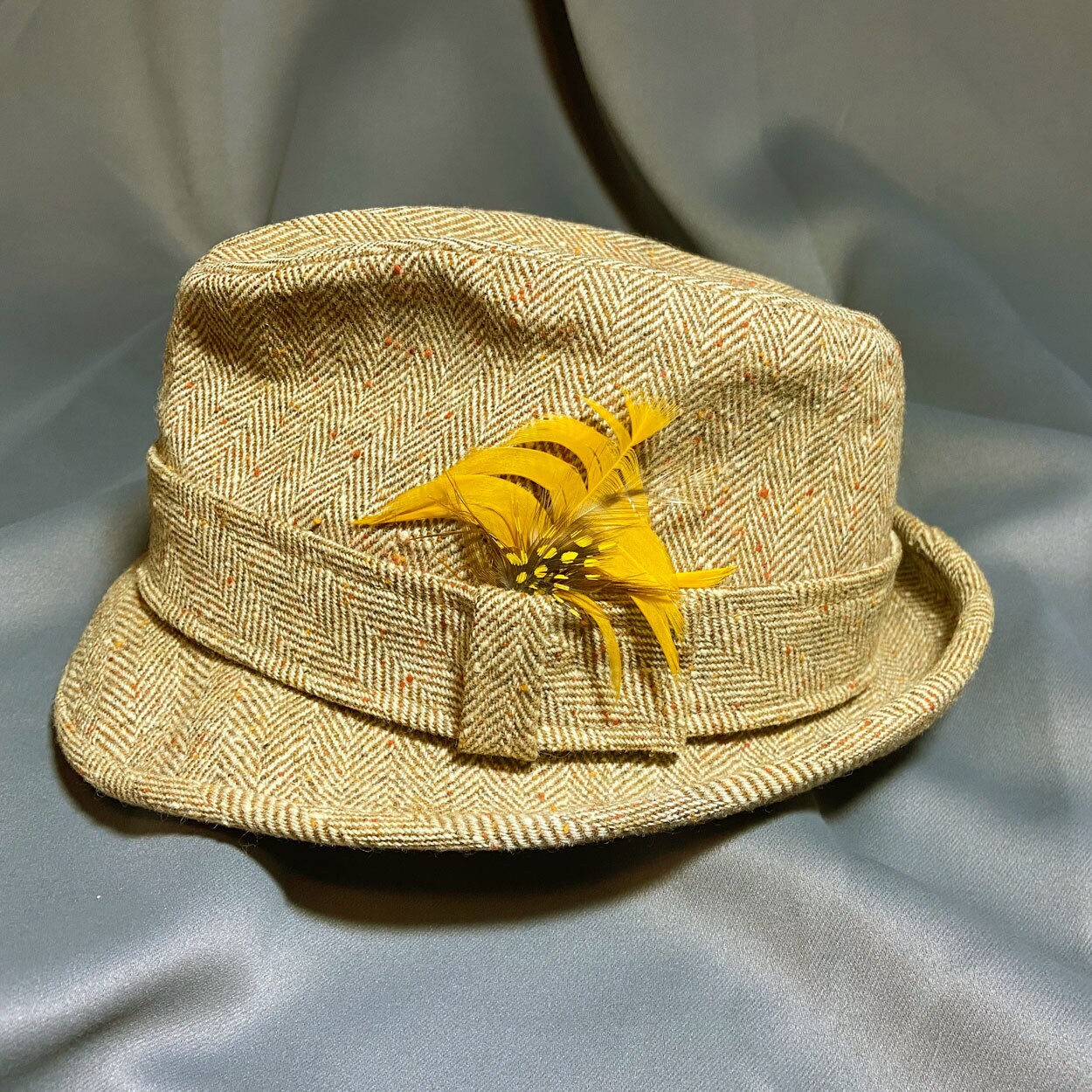Vintage Wool Tan \u0026 Orange Pendleton 