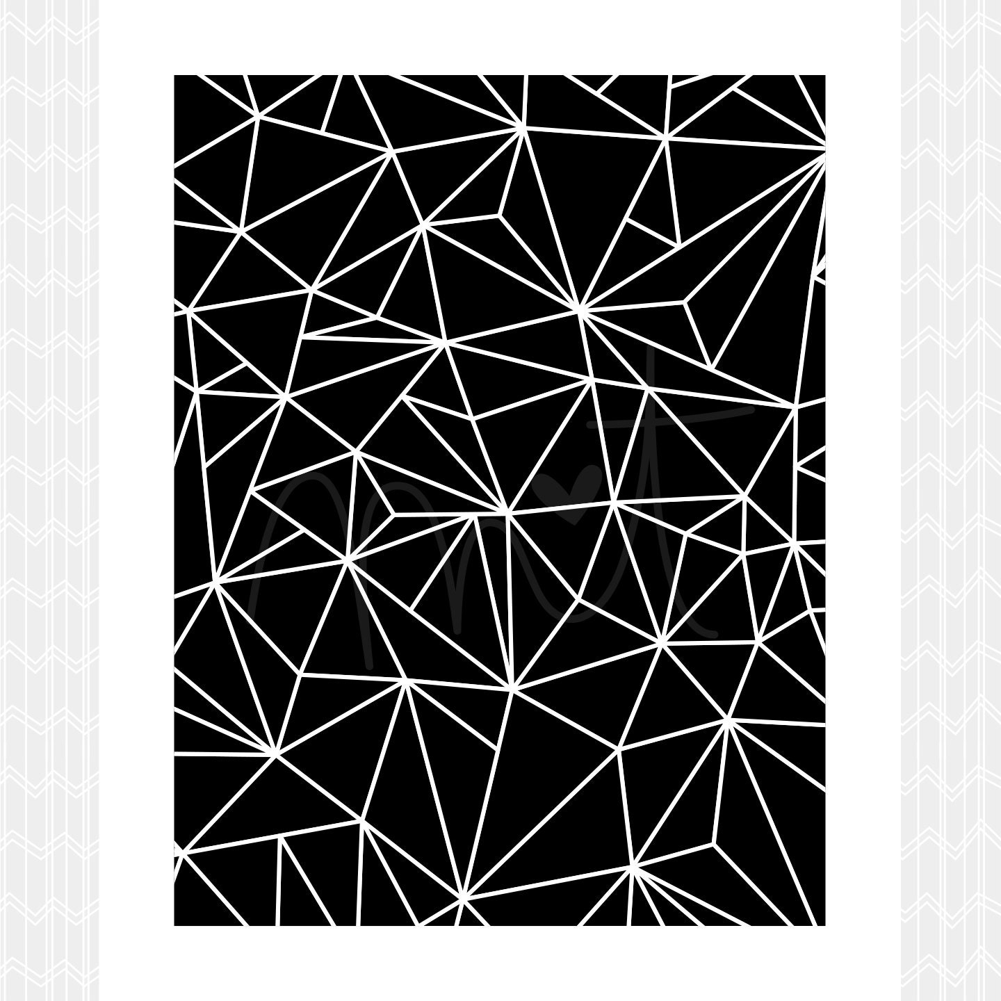 Society6 ケース black and white triangles by Her Art il_fullxfull.1106721305_gqtd.jpg