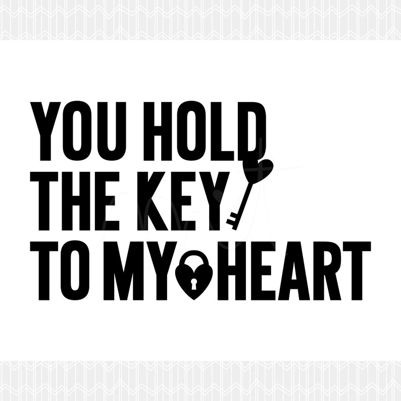 You Hold The Key To My Heart DIY Digital Wall Art Prints Printables baby kids nursery bedroom playroom decor PDF JPG 5 sizes 3 colorways image 4