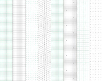 Graph-y Digital Papers - 8 graph patterns for scrapbooking, cards, invitations, printables and more - instant download - CU OK