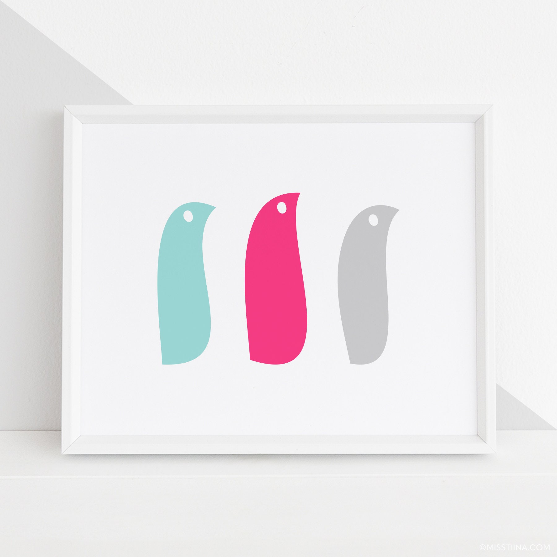 Quirky Birds DIY Printable Digital Wall Art Prints kids Etsy