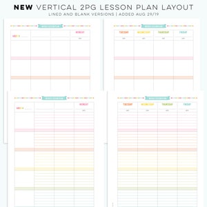 Teacher Planner DIGITAL PDF Printable Pages student info, goals, lesson plans, reading, grades, classroom, homeschooling FREE Font image 3