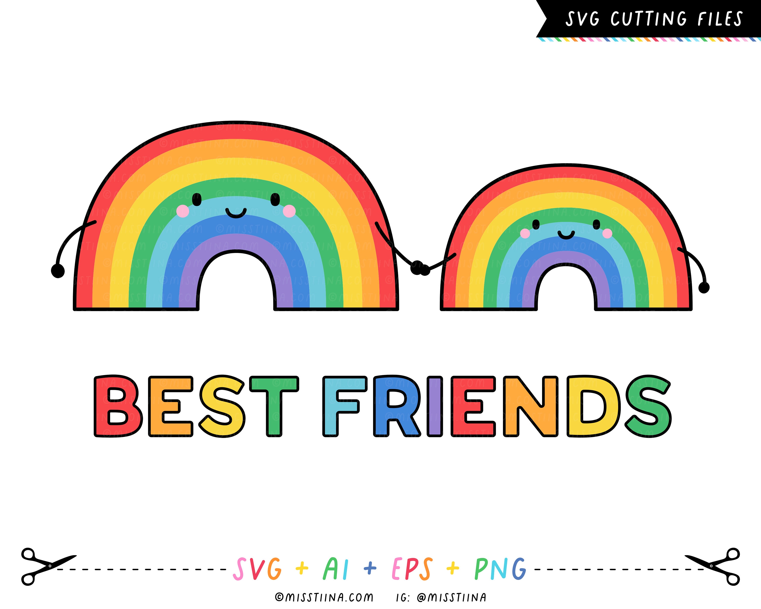 Red Rainbow Friends Svg, Red Rainbow Svg, Rainbow Friends S - Inspire Uplift