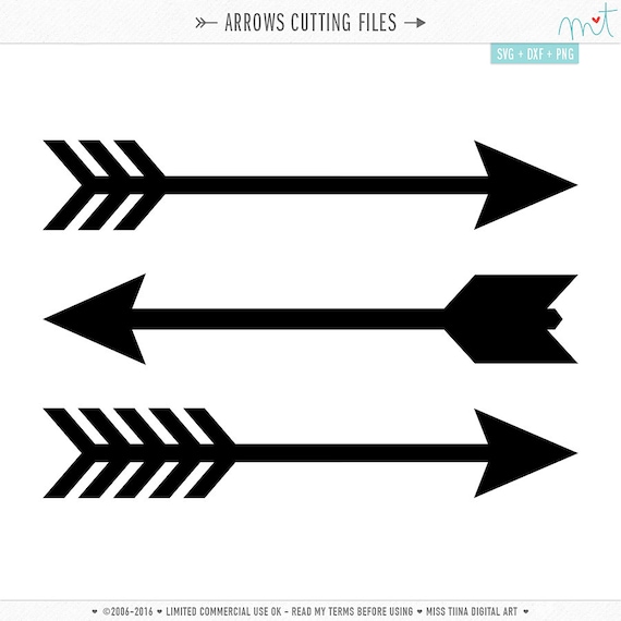 Arrows SVG DXF Digital Die Cut Files for Cutting Machines Etsy Australia
