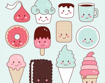 Cheeky Sweets Digital Clipart Clip Art Illustrations - instant download - limited commercial use ok