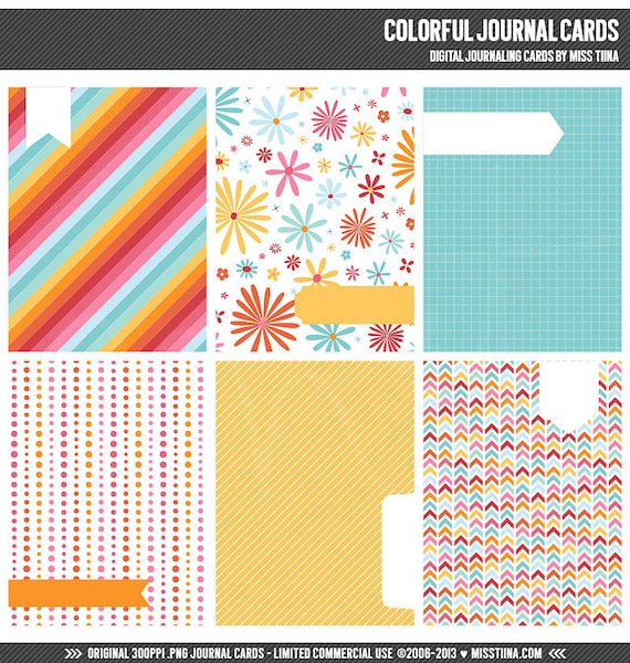 Pocket Cards 8-bit : Digital Scrapbooking Project Life 