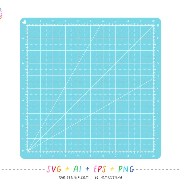 Cutting Mat SVG Digital Cut Files + Vectors and Clipart Printables